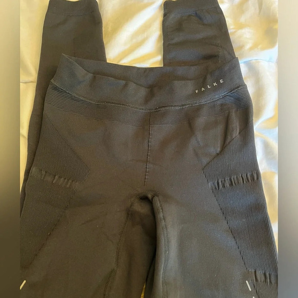FALKE COMPRESSION LONG TIGHTS WOMEN Size L Black Activewear, Running, Germany - Picture 11 of 16